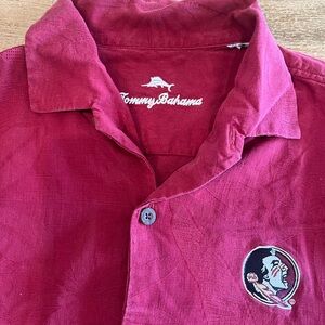 Tommy Bahama FSU Button Up Size L/XL **NO TAG**